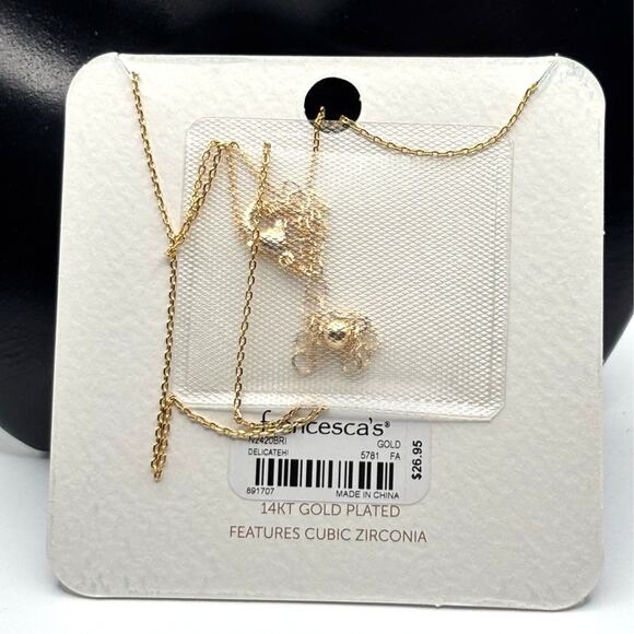 Gold Bride Francesca's Necklace - Picture 4 of 4